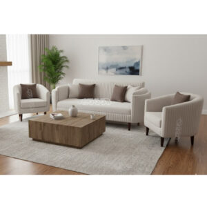 S39 - Off-White Classic Sofa