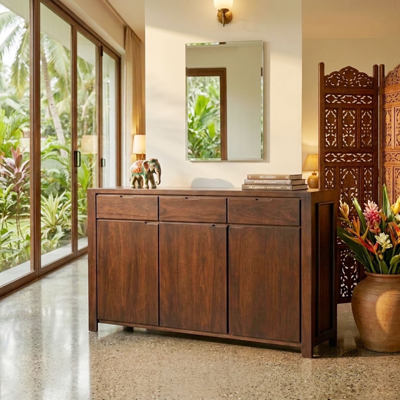 Teak Wood Credenza Sri Lanka