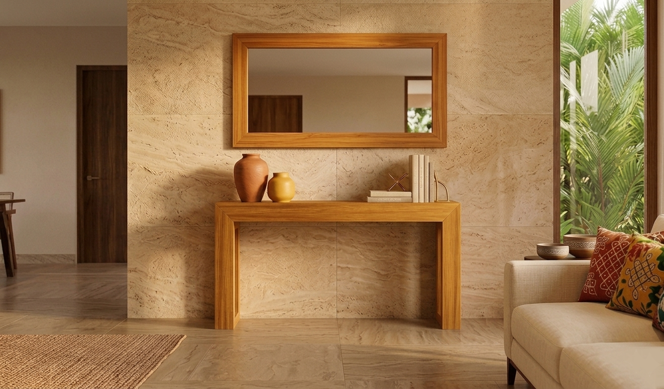 Console Table and Mirror - Kavichchiya Furnituer