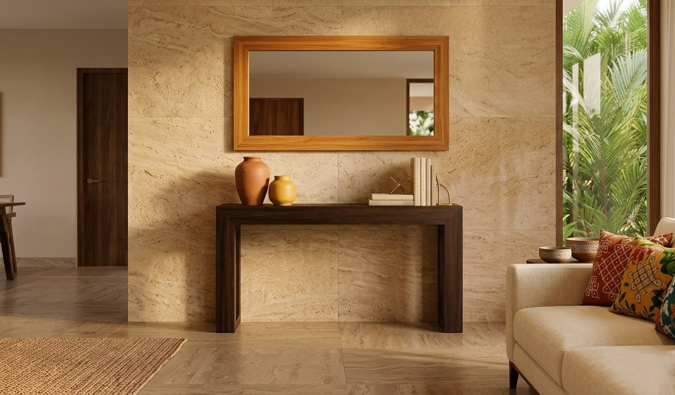 Console Table and Mirror - Kavichchiya Furnituer
